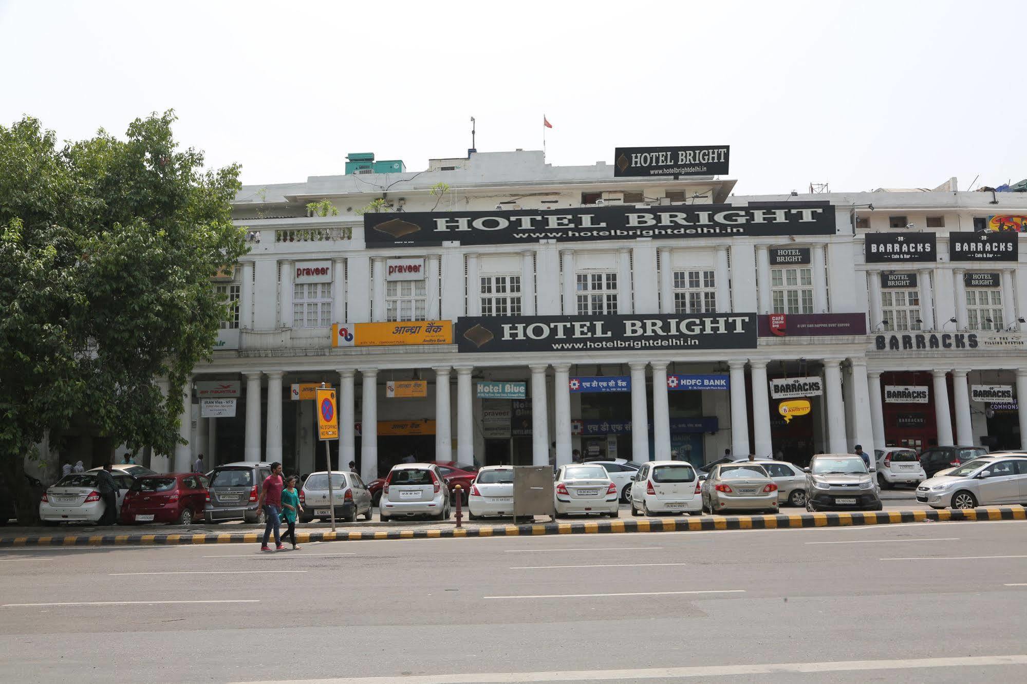 Hotel Bright Yeni Delhi Dış mekan fotoğraf